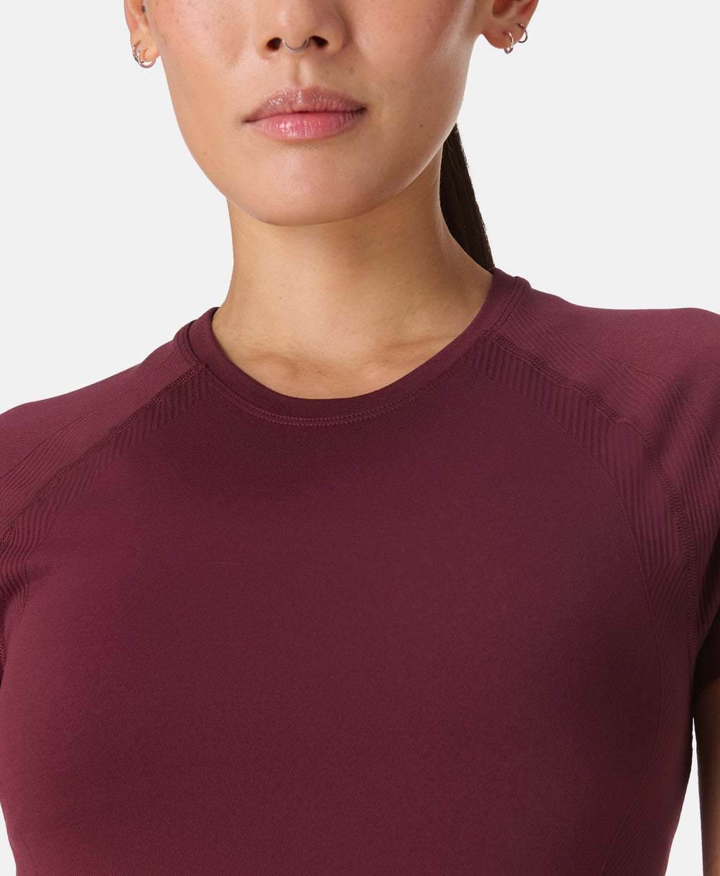 Athlete Crop Seamless Workout T-Shirt