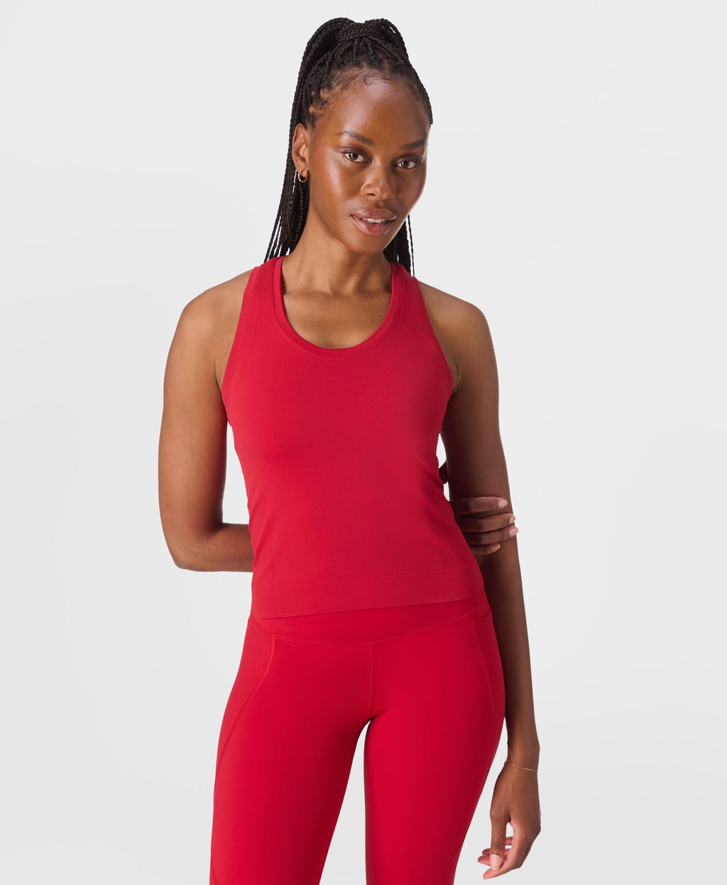 Athlete Crop Seamless Workout Tank Top