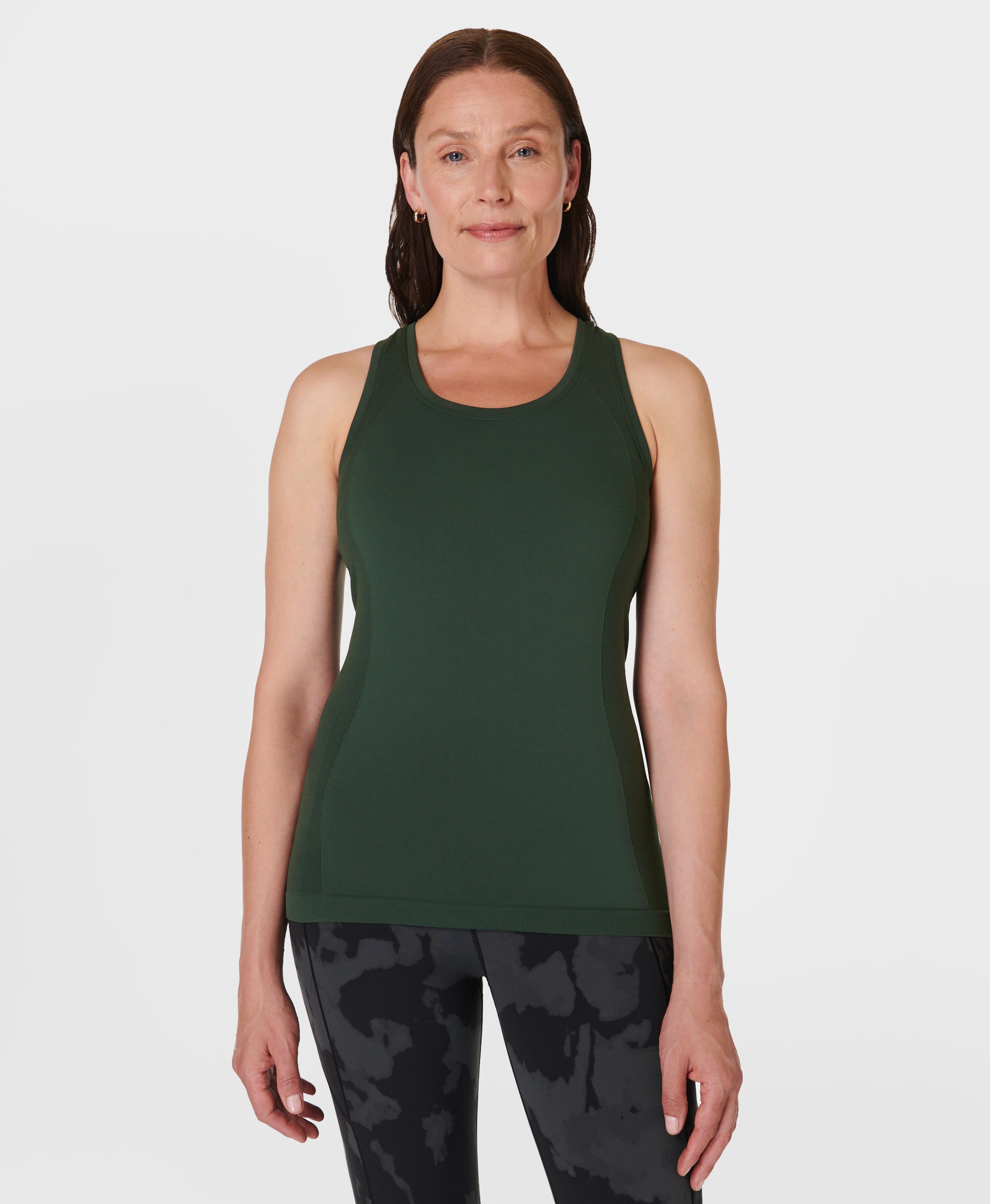 Athlete Crop Seamless Workout Tank Top