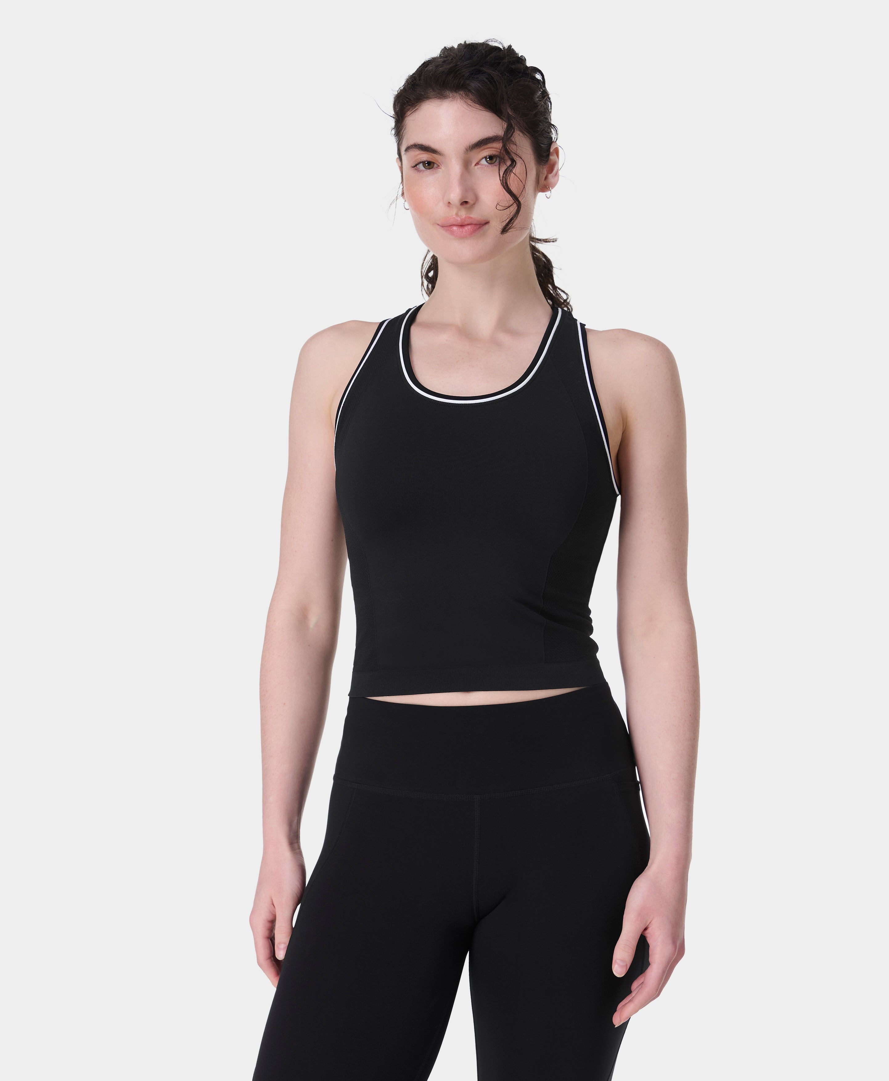 Athlete Crop Seamless Workout Tank Top