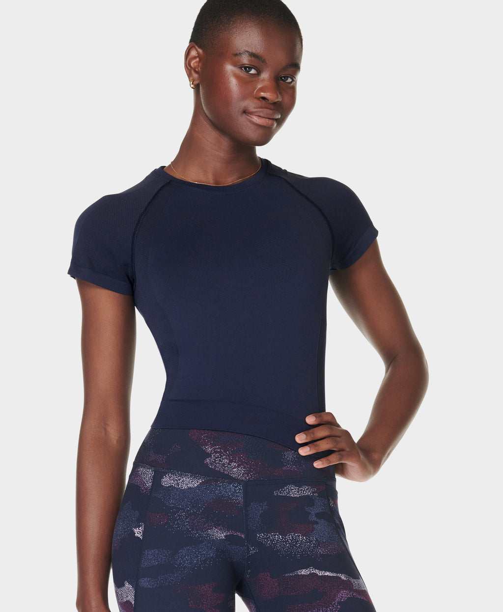 Athlete Crop Seamless Workout T-Shirt